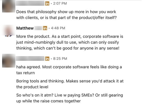 LinkedIn DM thread, part 5 of 12