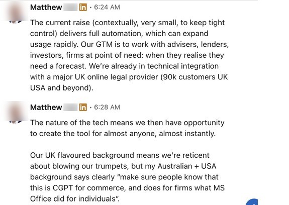 LinkedIn DM thread, part 8 of 12