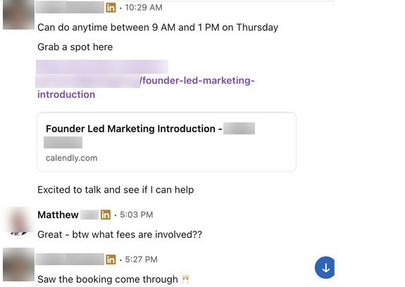 LinkedIn DM thread, part 11 of 12